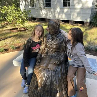 The new HB Stowe statue