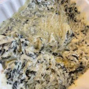 Oily and Mayonnaise-y Spinach and Artichoke Dip