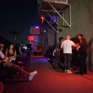 Patio, they said you can smoke out here.