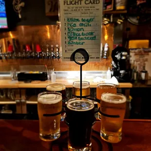 Flight of 6, Red Chili &amp; Coffees were my favs