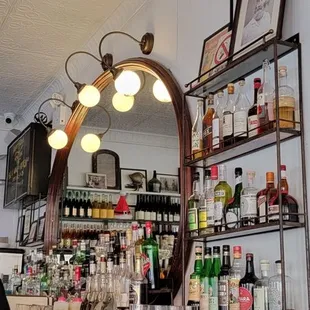 a bar with a lot of liquor