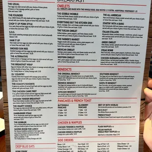 Walter&apos;s Menu - 1 of 2