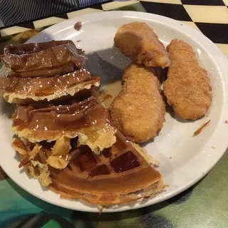 Chicken Tenders and Waffles