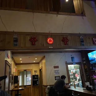 a man sitting at a bar