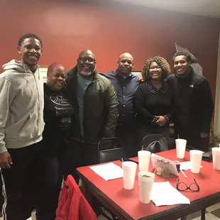 Hanging out with family and friends at Walters Grill