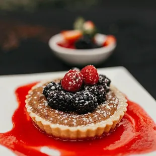 Mixed berry tartlet