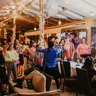 Awesome 80's themed Birthday Party in our private indoor/outdoor space! Complete with Michael Jackson impersonator and great DJ.