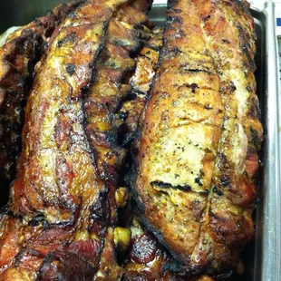 Baby backs in house smoker