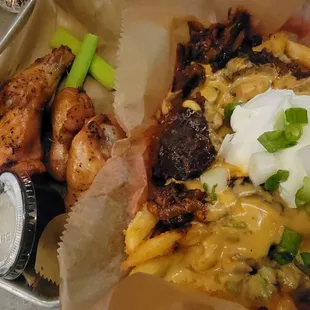 Brisket covered cheese fries...dayyyyummm