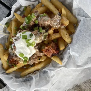 Brisket Queso Fries