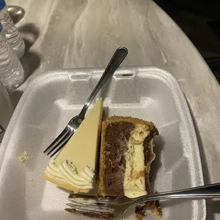 Amazing dessert after amazing dinner served.