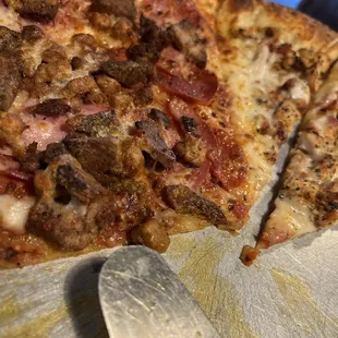 Half and half Mile High Meat and Chicken Crazy