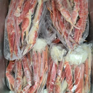 Jumbo snow crab legs