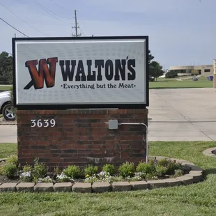 Look for the front sign