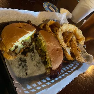 Bacon mushroom burg