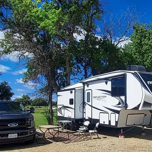 Campsites with shade.