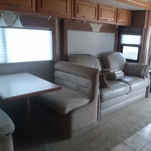 Cabin on wheels /RV rental. Furnished with linens and dishes. 
 Sleeps four adults or two adults and four children .