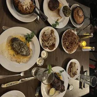 Our table/ dinner