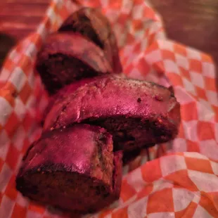 OMG..  salted dark rye bread