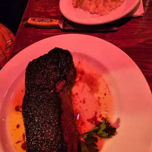 BT&quot;s Signature Strip. Perfect medium rare.