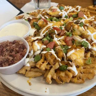 Waffle fry special
