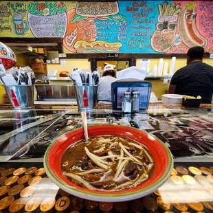 ramen and noodles, interior