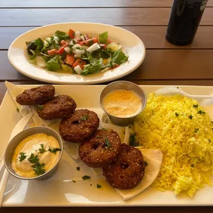 Falafel platter