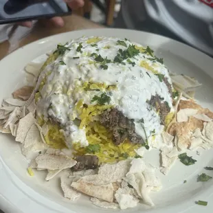 Beef Shawarma with Rice