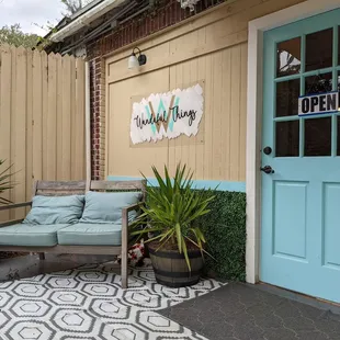 Waiting area for to-go orders