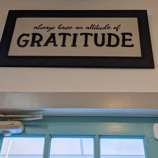 Attitude of Gratitude