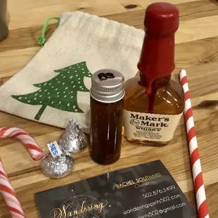 ingredients on a wooden table