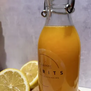 Fresh pressed juices