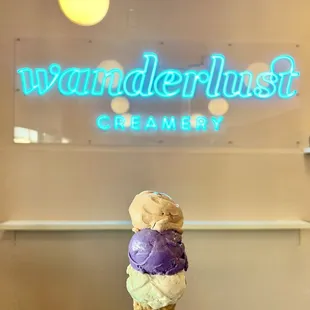 Tasting trio: Thai tea, ube malted crunch, toasted corn white chocolate