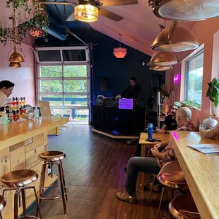 Bar area and dance floor