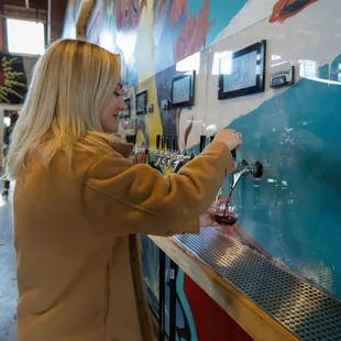 The world's largest wine on tap winery with upwards of 64 wines on tap!