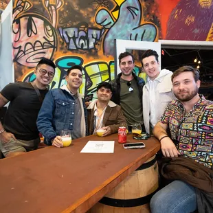 Wine down with the crew!