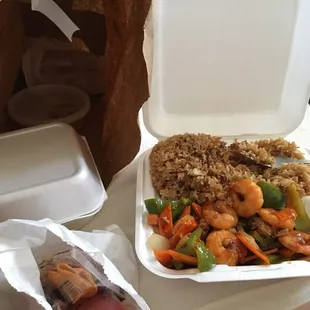 Really wanted shrimp and got majority of bell peppers and rice. Lame. Lame. Lame. Disappointed.