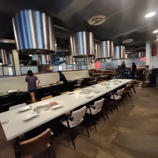 interior, sushi and sashimi