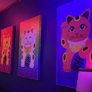 Maneki-neko portraits