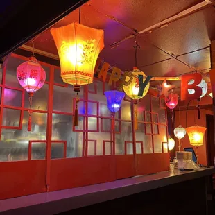 Smaller area - seems like it could be reserved for special gatherings.