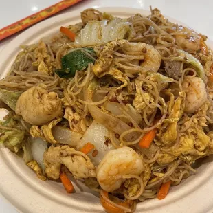 House Singapore noodles. Perfect in every way.