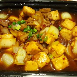 Mapou tofu with pork