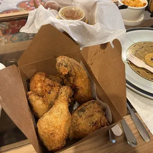 1/2 fried chicken (5 pieces)
