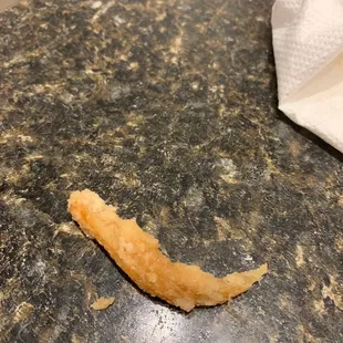 Part of the chicken foot