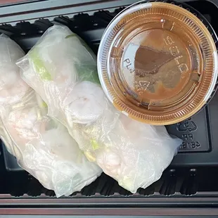 100. Spring Roll (Vietnamese with PB Sauce)