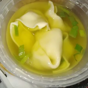 Now serving Wonton Soup