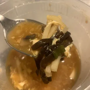 Hot and sour soup to go