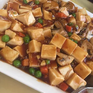 Hot and Spicy Tofu
