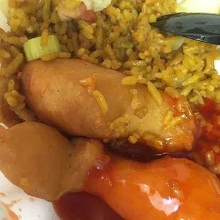 Sweet &amp; Sour Chicken lunch special $4.75