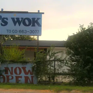 Wangs Wok, the outside is dive like but the food is amazing!